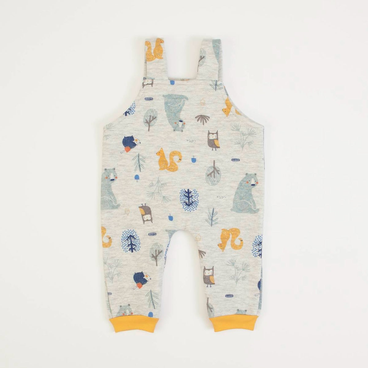 Completo con Salopette Bambino - Amici Della Foresta - retro salopette