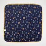 Copertina Neonato Culla Carrozzina in Ciniglia - Amici della foresta - retro