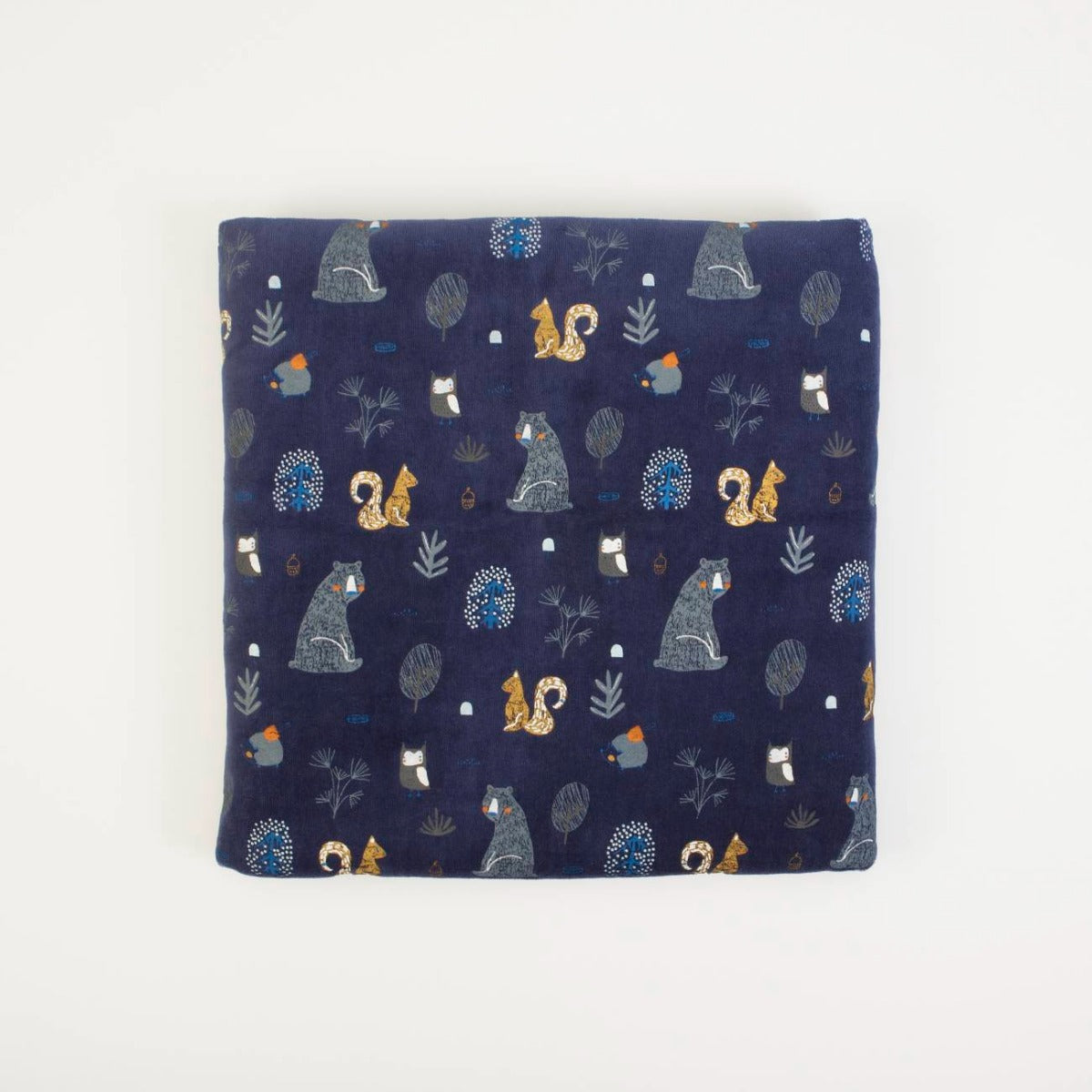 Copertina Neonato Culla Carrozzina in Ciniglia - Amici della foresta - retro