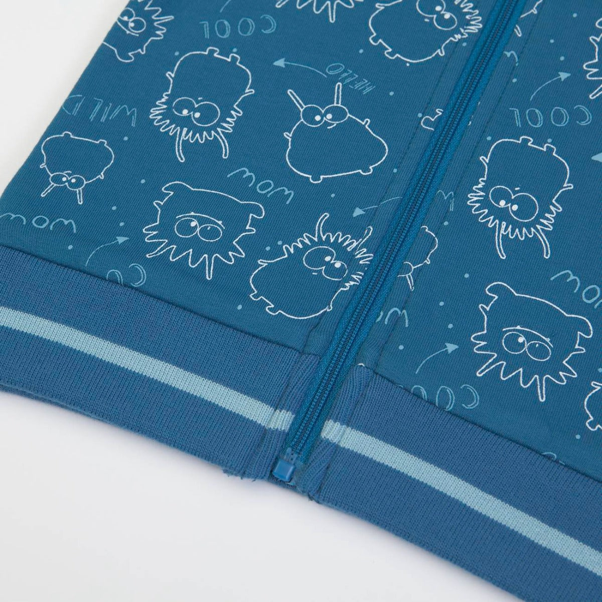 Completo Sportivo Invernale Bambino - Tuta Invernale Bambino - Monster - cerniera