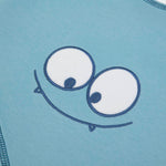 Bavaglino Bandana Bavetta Neonato Monster - ricamo