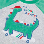 Tutina Neonato Ciniglia - Dino - ricamo