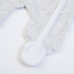 Tutina Neonato Nascita in Ciniglia Invernale - I Love Family - piedino