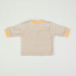 Tutina Neonato In Ciniglia Invernale 2 Pezzi - Orsetto - retro maglia