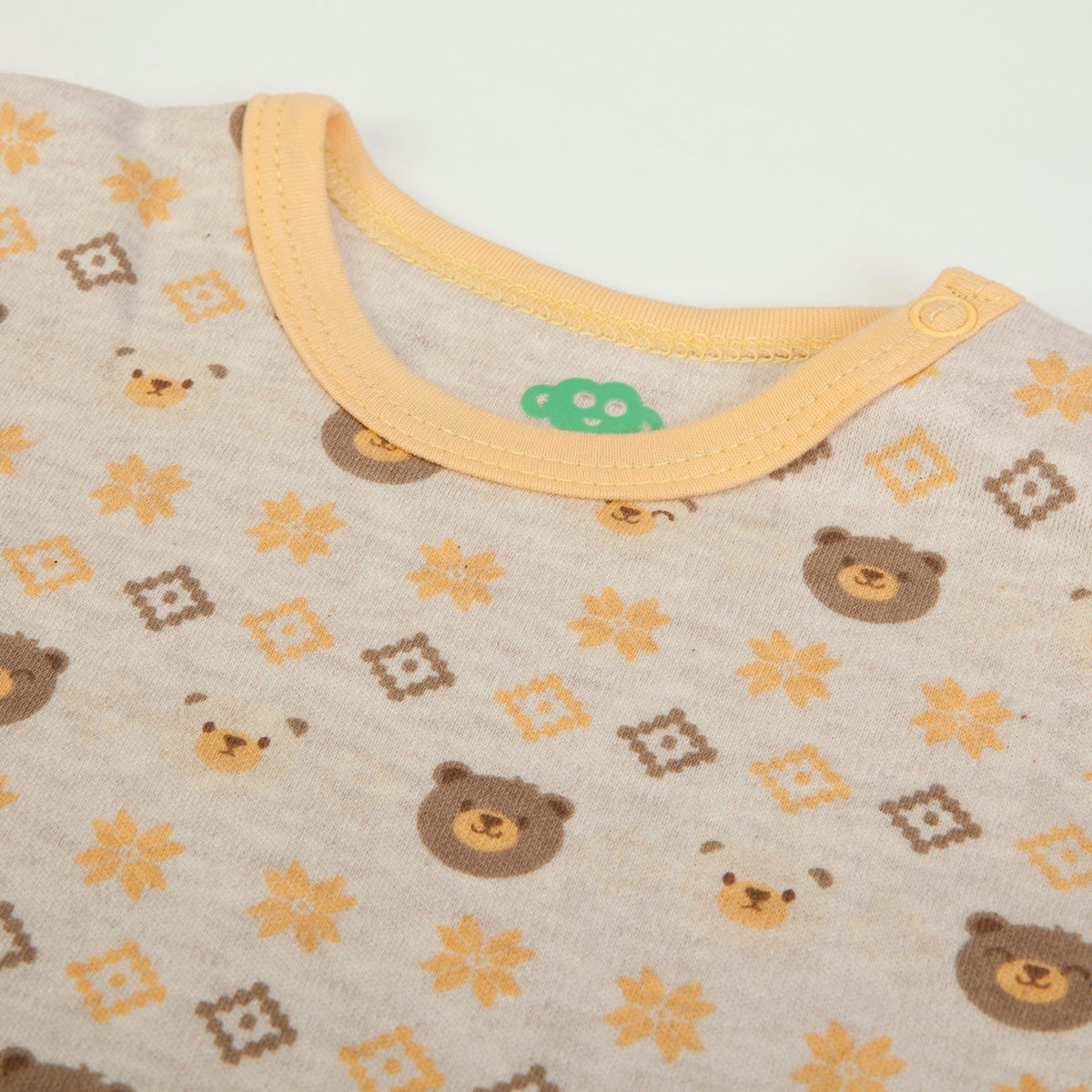 Tutina Salopette Neonato Nascita Invernale - Orsetto - collo maglia