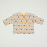 Tutina Salopette Neonato Nascita Invernale - Orsetto - retro maglia