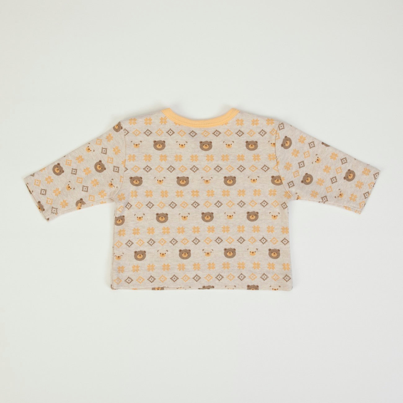 Tutina Salopette Neonato Nascita Invernale - Orsetto - retro maglia