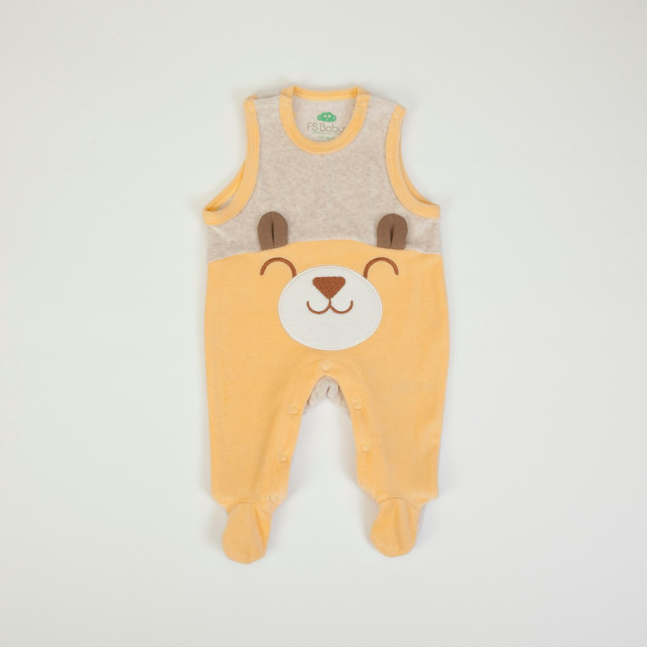 Tutina Salopette Neonato Nascita Invernale - Orsetto - Salopette