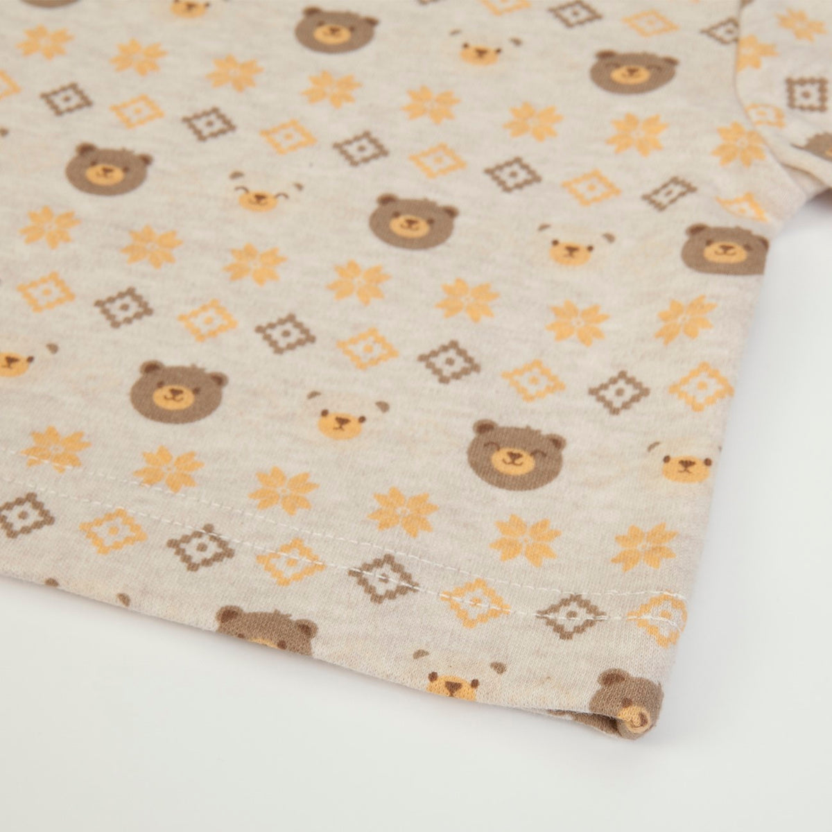 Tutina Salopette Neonato Nascita Invernale - Orsetto - tessuto maglia