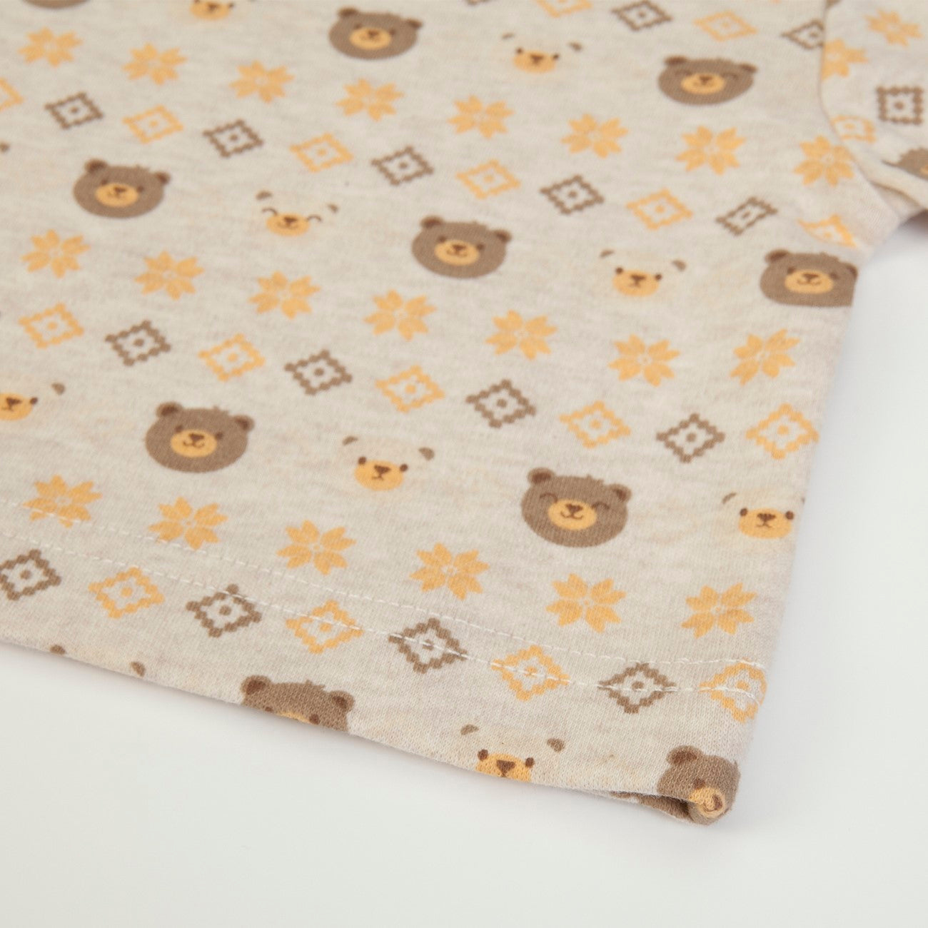 Tutina Salopette Neonato Nascita Invernale - Orsetto - tessuto maglia