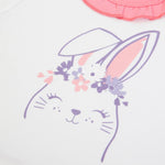 Completo Invernale Bambina Maglia e Pantaloni - Coniglietto - stampa