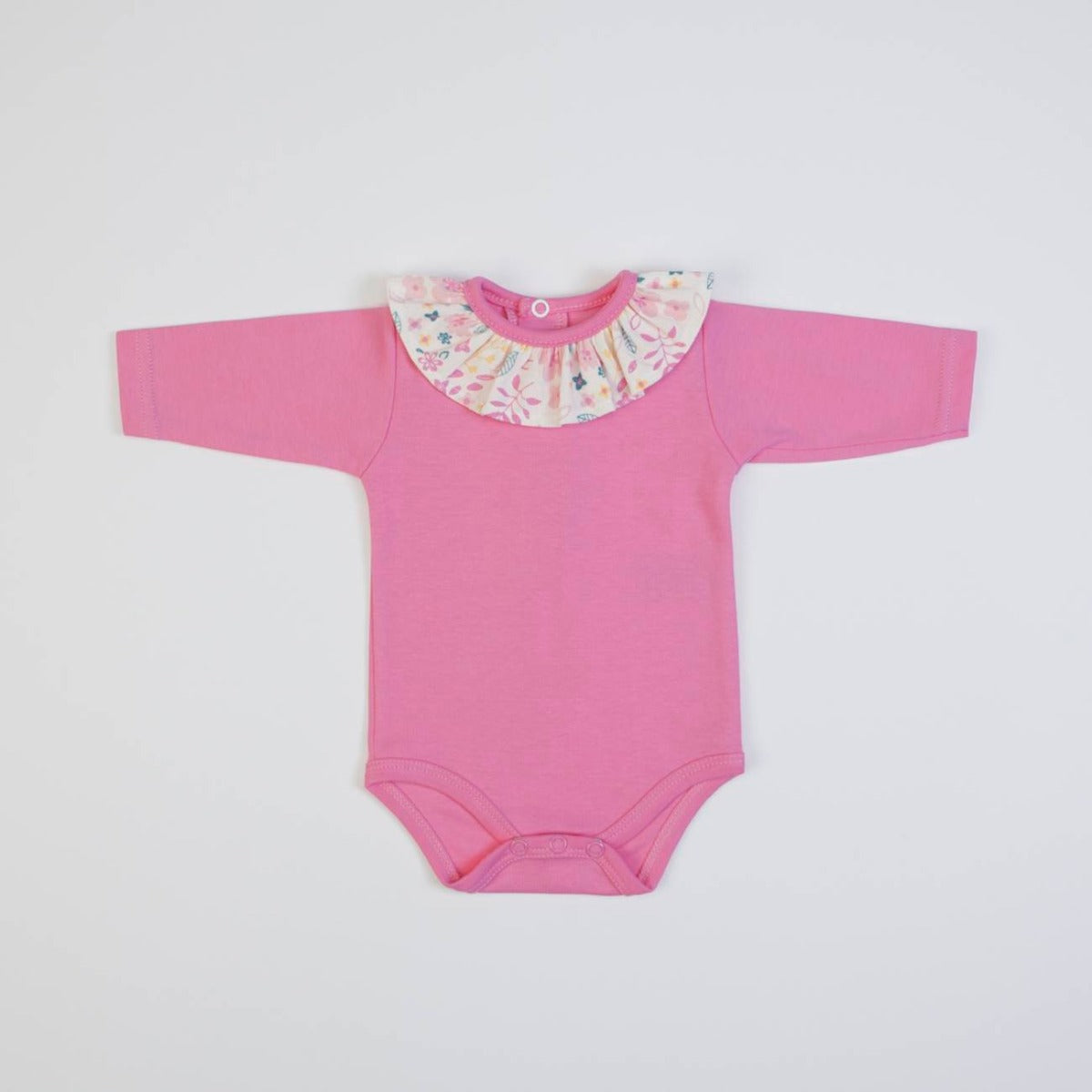 Pagliaccetto Neonata Invernale con Salopette - Fiori - body