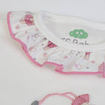 Completo Neonata Bambina invernale Gonna e Maglia - Orsetto - colletto