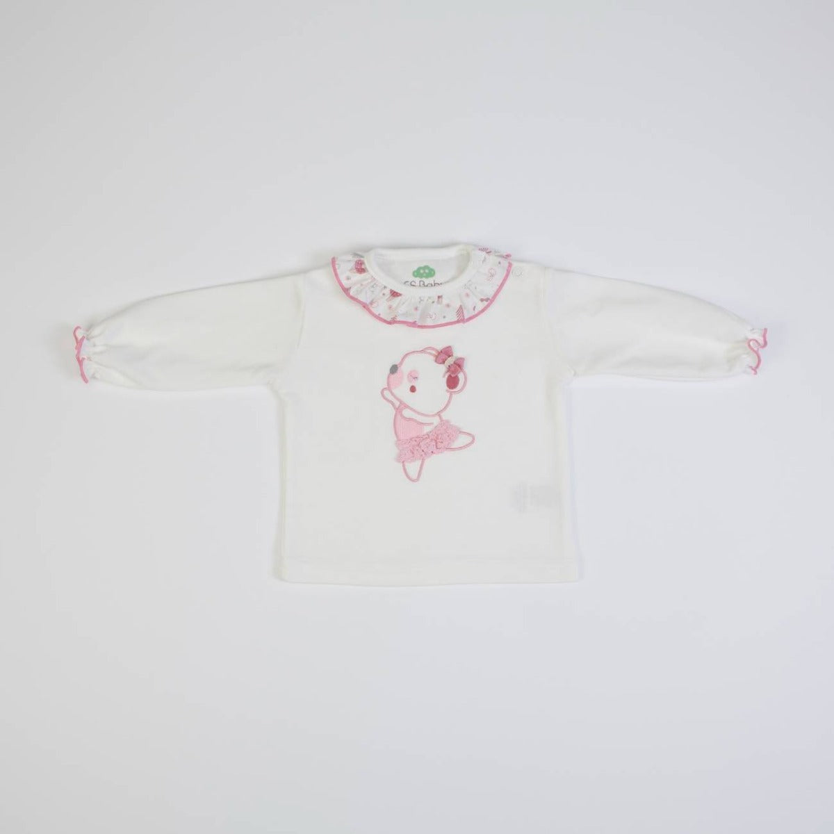 Completo Neonata Bambina invernale Gonna e Maglia - Orsetto - maglia