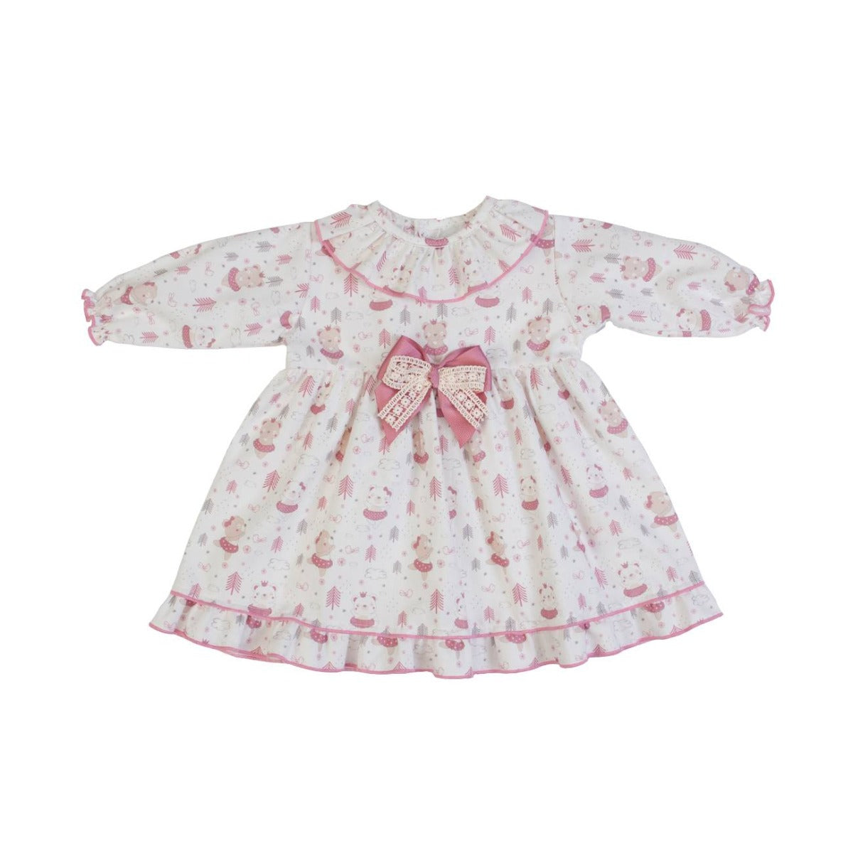 Vestito Neonata Bambina Invernale - Orsetti