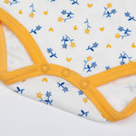 Completo Invernale Salopette in Jeans Bambina - Volpe - chiusura body