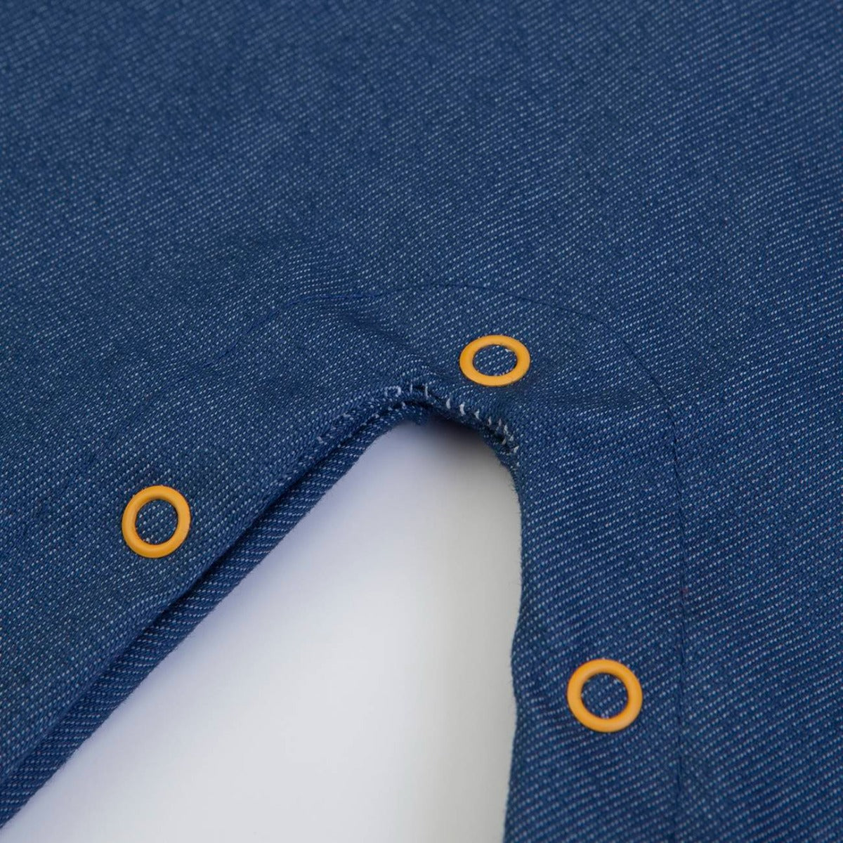 Completo Invernale Salopette in Jeans Bambina - Volpe - interno coscia