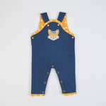 Completo Invernale Salopette in Jeans Bambina - Volpe - salopette