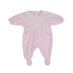 Tutina Neonato Nascita Femminuccia in Ciniglia Rosa