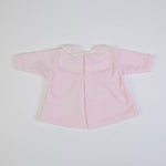 Tutina Neonata Nascita 2 pezzi Rosa - retro maglia