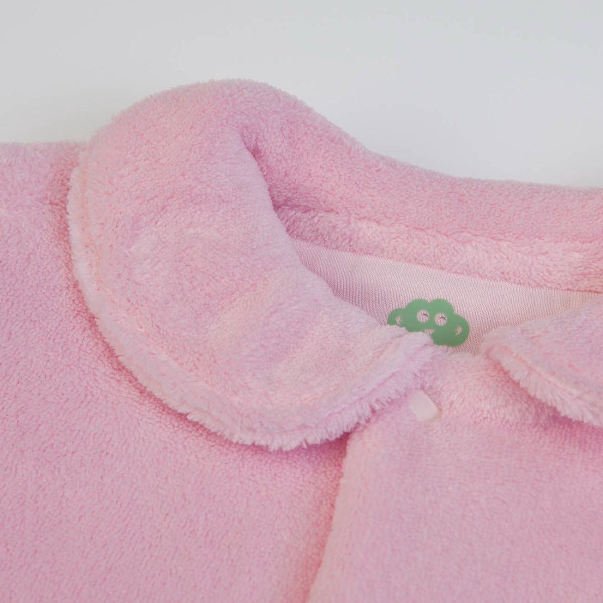 Giubbotto Cappotto Neonata Bambina in Pile Rosa - colletto