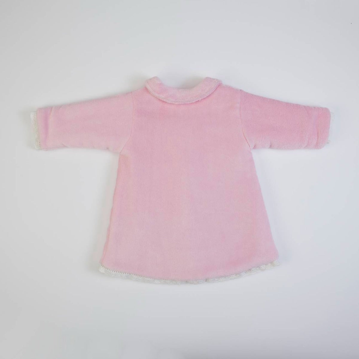 Giubbotto Cappotto Neonata Bambina in Pile Rosa - retro
