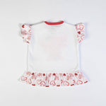 Completo Estivo Bambina in Cotone Maglia e Leggins - Cuori - retro maglia