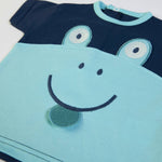 Completo Estivo Bambino in Cotone - Froggy - ricamo