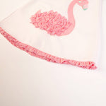 Vestito Estivo in Cotone Bambina - Fenicottero - rouge