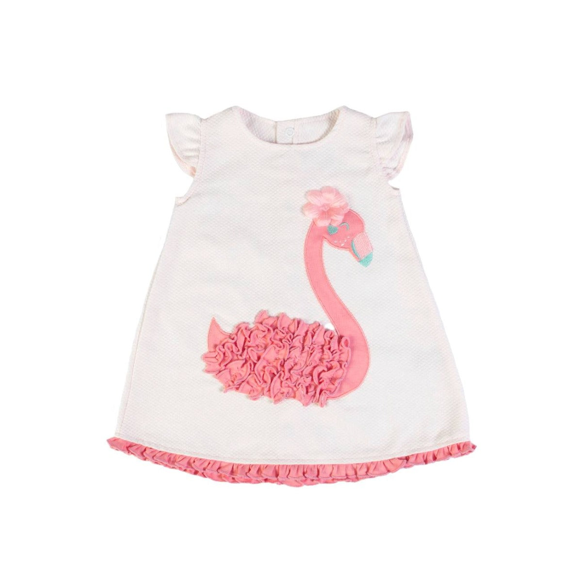 Vestito Estivo in Cotone Bambina - Fenicottero