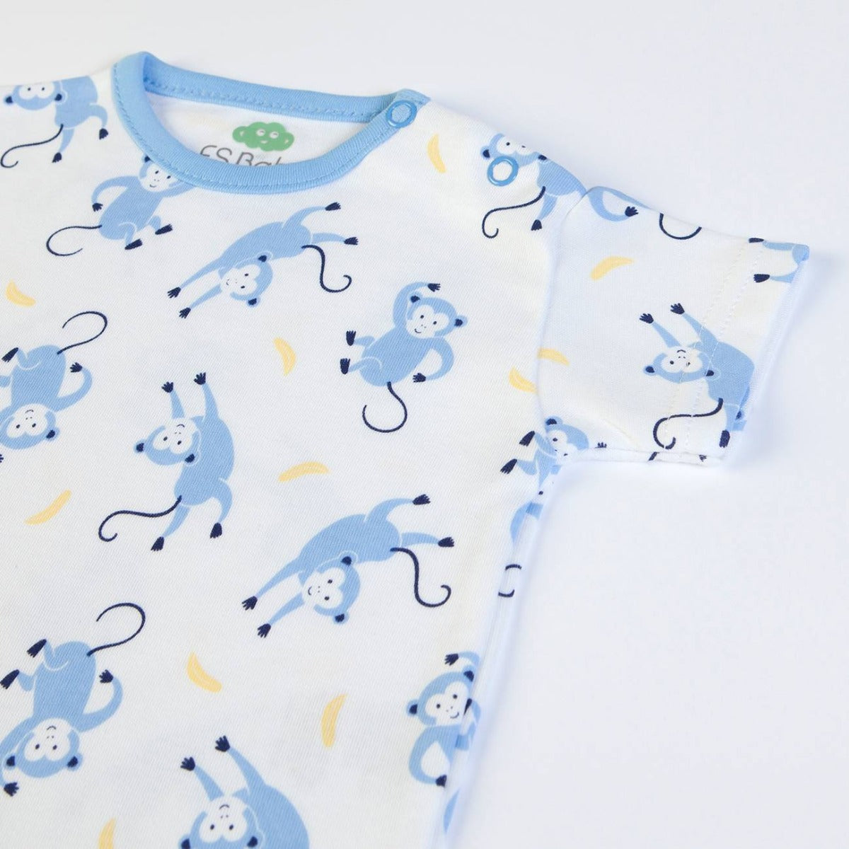 Completo Estivo Bambino con Salopette - Monkey - manica