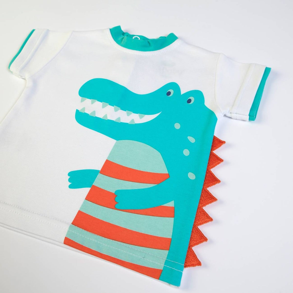Completo Neonato Bambino Estate - Coccodrillo - stampa