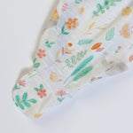 Tutina Neonato Nascita in Cotone Organico Primaverile - Vintage - piedino