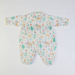 Tutina Neonato Nascita in Cotone Organico Primaverile - Vintage - retro
