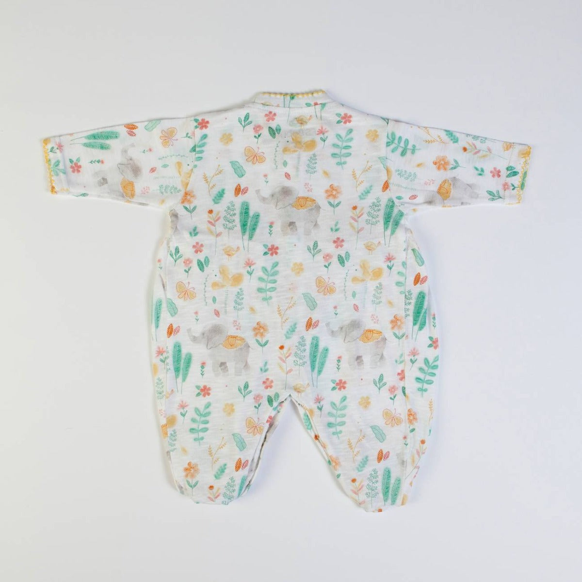 Tutina Neonato Nascita in Cotone Organico Primaverile - Vintage - retro