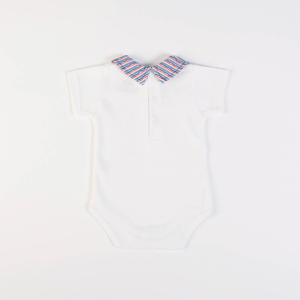 Pagliacetto Neonato Bambino in Cotone Righe - retro body