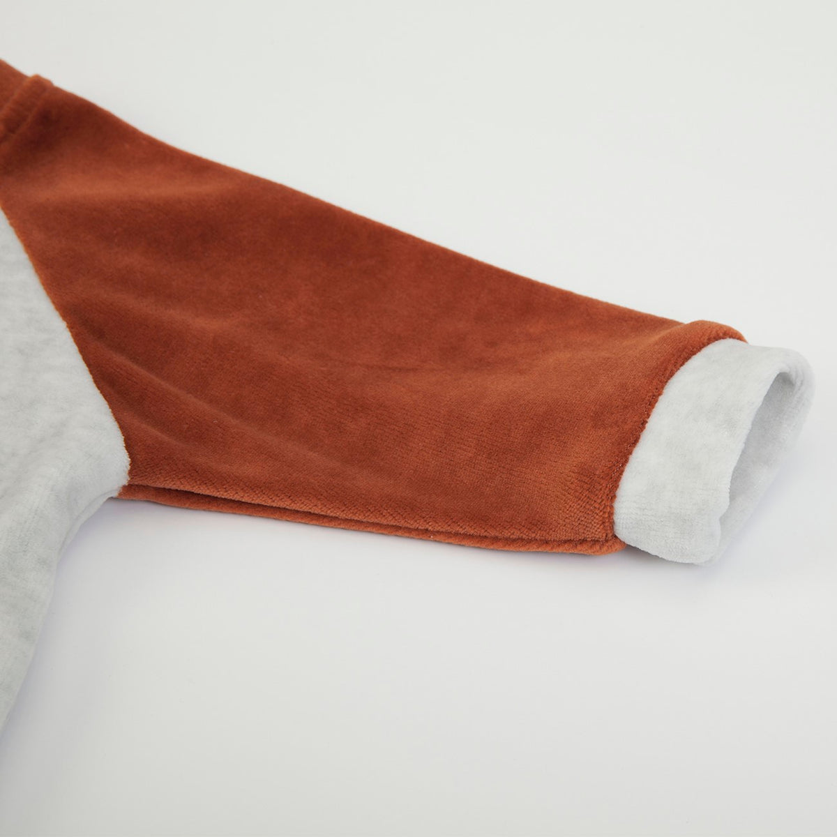 Tutina Neonato Nascita in Ciniglia 2 Pezzi - Tigrotto - manica