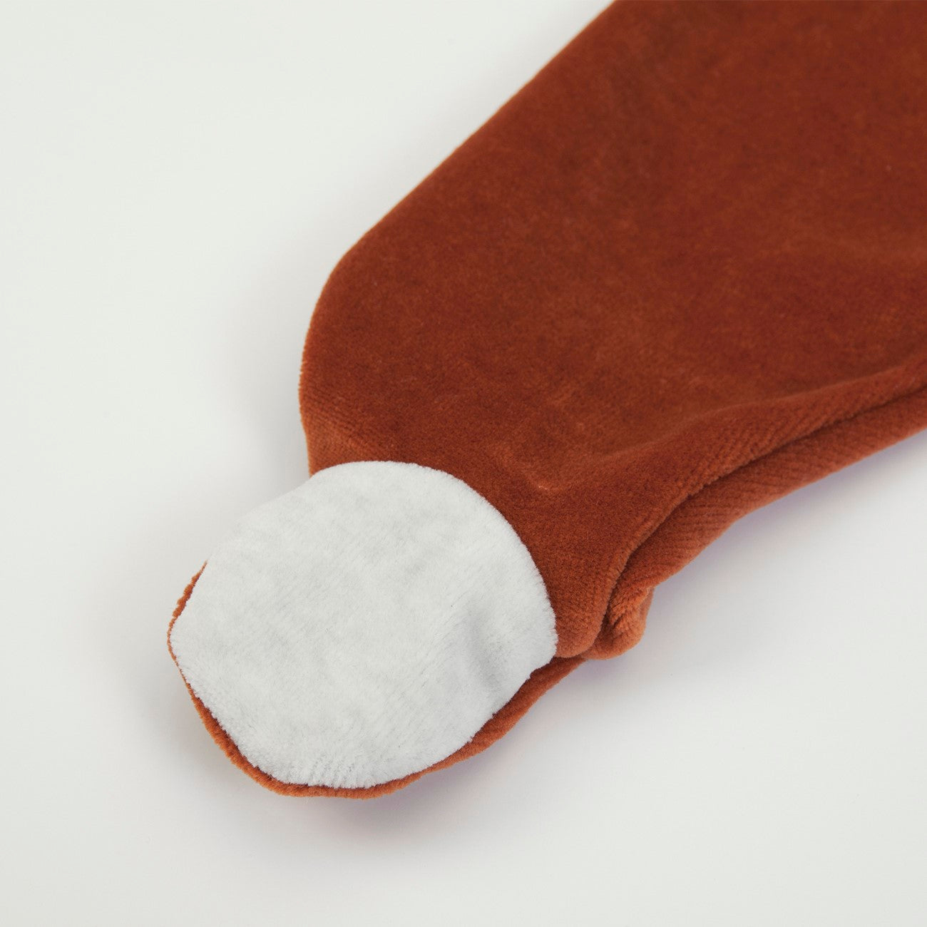 Tutina Neonato Nascita in Ciniglia 2 Pezzi - Tigrotto - piedino