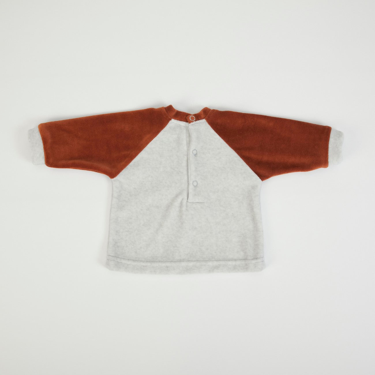 Tutina Neonato Nascita in Ciniglia 2 Pezzi - Tigrotto - retro maglia