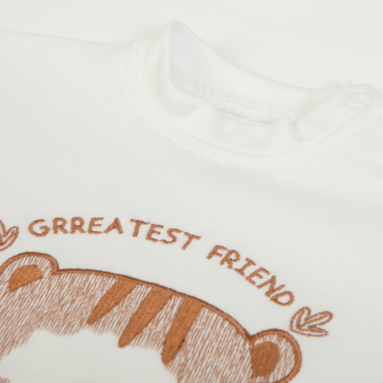 Completo Tuta Sportiva Bambino 3 Pezzi - Tigrotto - collo