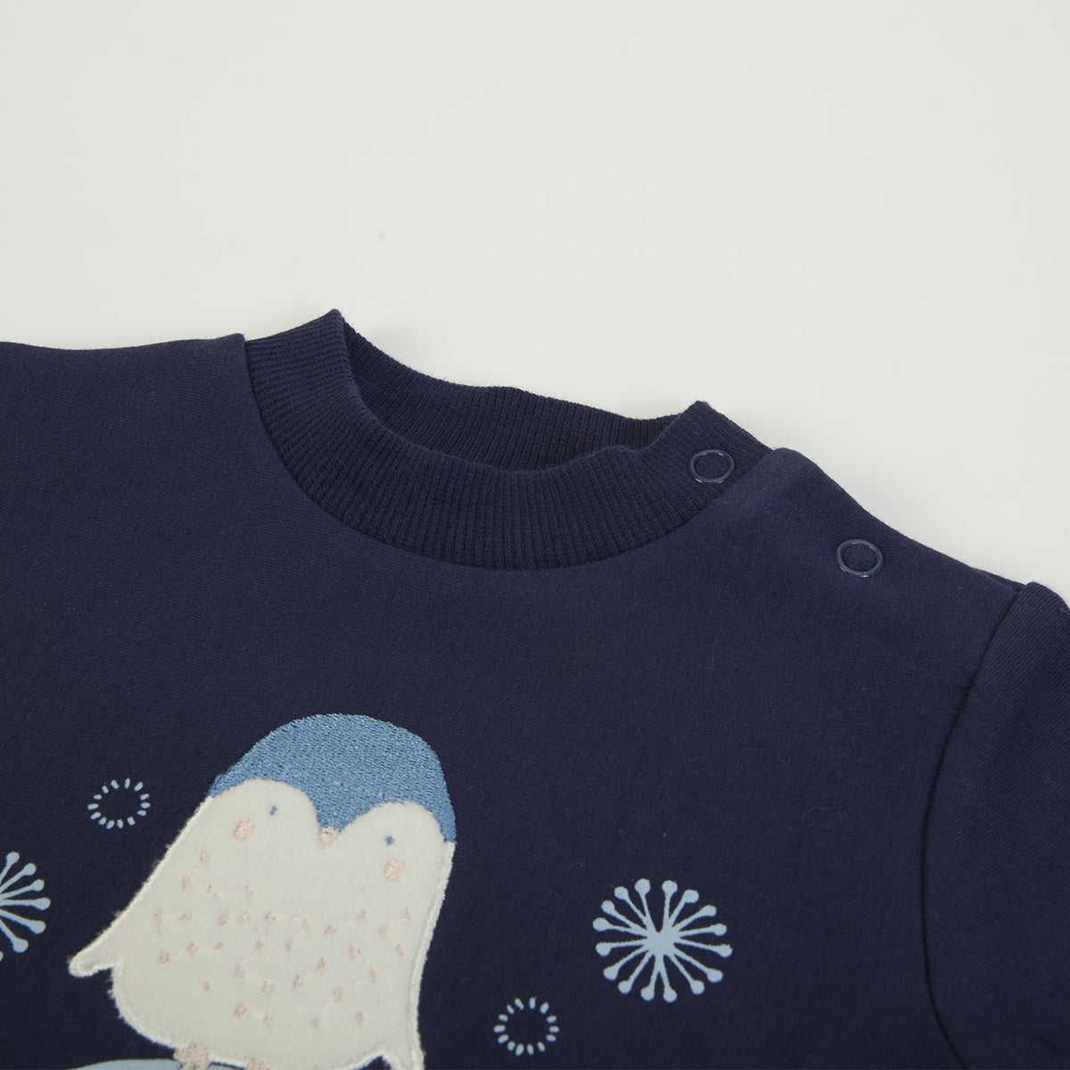 Set Tuta Completo in Cotone Felpato - Eskimo - collo