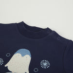 Set Tuta Completo in Cotone Felpato - Eskimo - collo