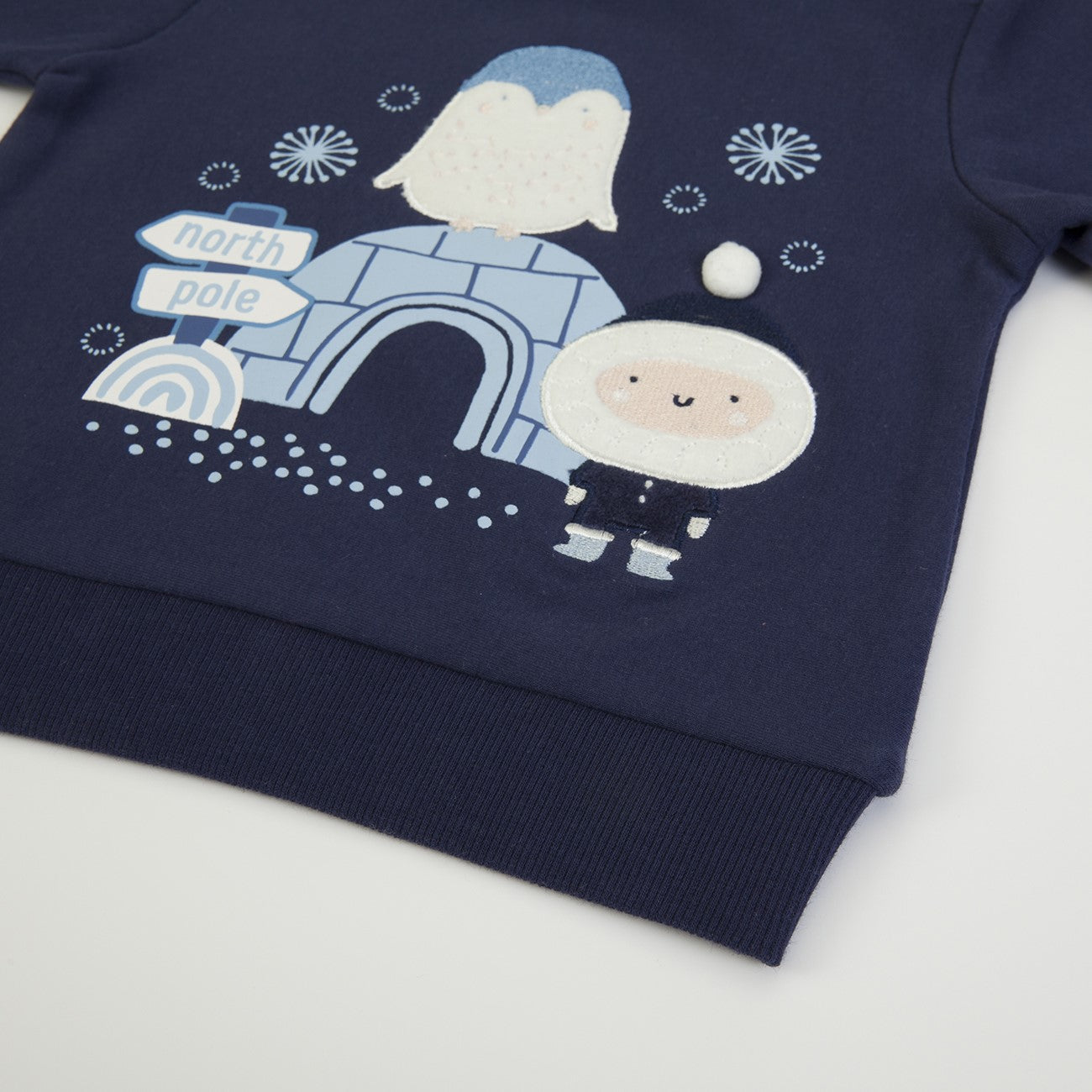 Set Tuta Completo in Cotone Felpato - Eskimo - elastico maglia