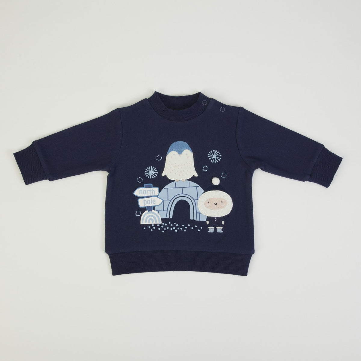 Set Tuta Completo in Cotone Felpato - Eskimo - maglia