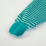 Tutina Neonato Nascita in Ciniglia 2 Pezzi - Volpe - piedino