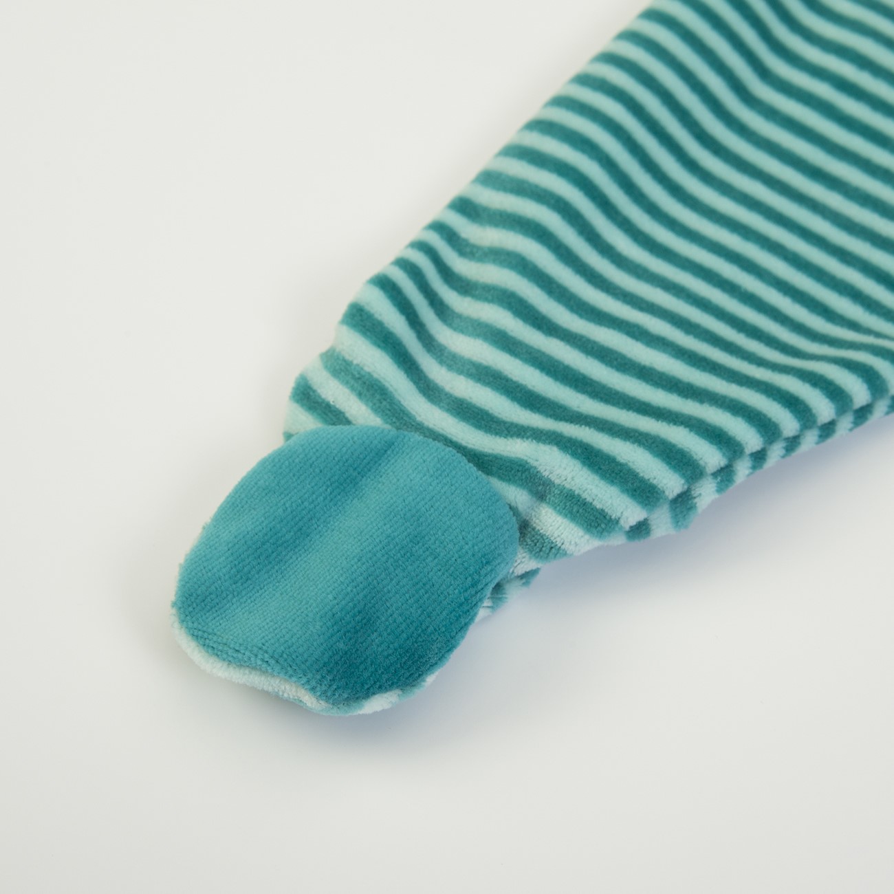 Tutina Neonato Nascita in Ciniglia 2 Pezzi - Volpe - piedino