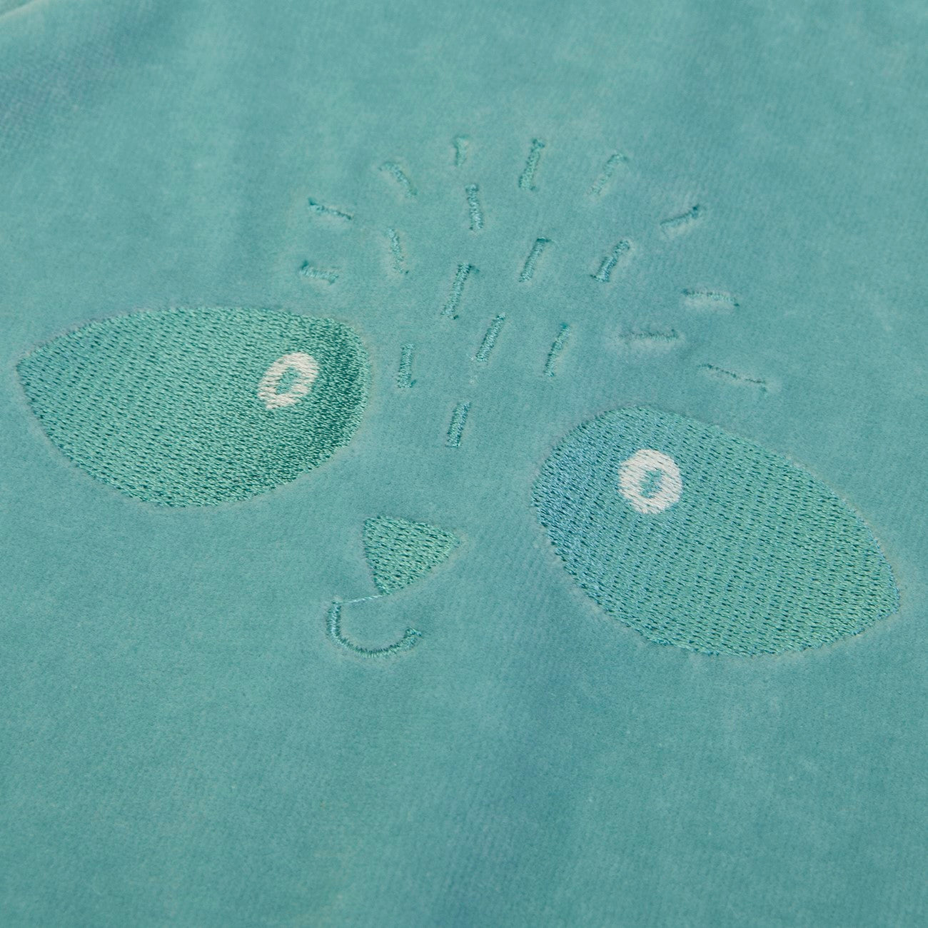 Tutina Neonato Nascita in Ciniglia 2 Pezzi - Volpe - ricamo