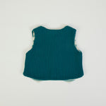 Completo Bambino Casual Invernale 3 Pezzi - Volpe - retro gilet