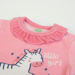 Tutina Neonata Nascita in Ciniglia 2 Pezzi - Zebra - collo