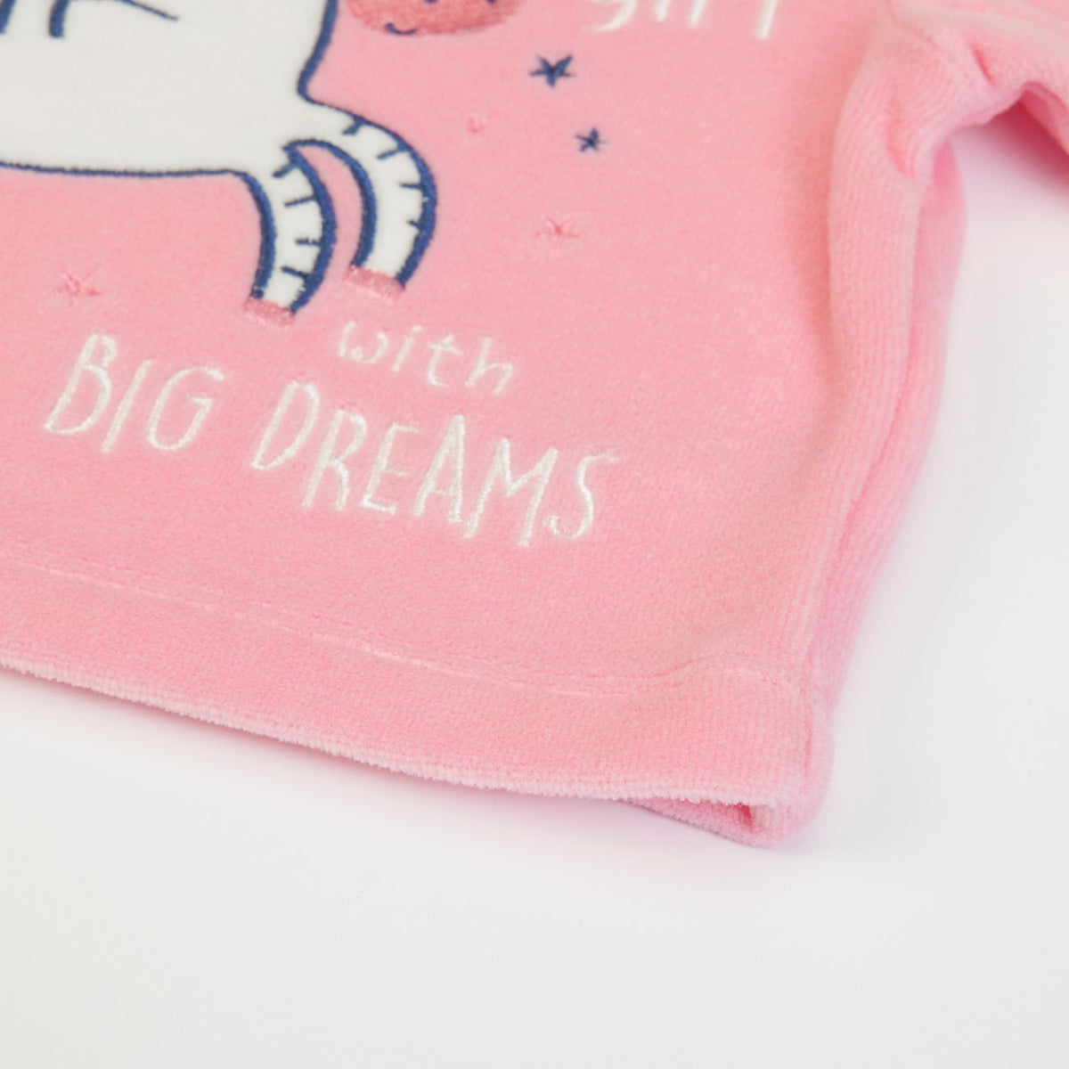 Tutina Neonata Nascita in Ciniglia 2 Pezzi - Zebra - dettaglio maglia